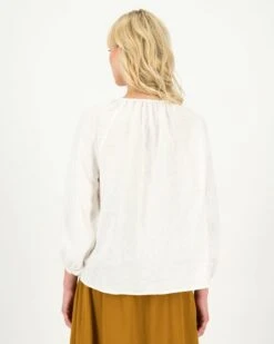 Misty Linen Popover Top -Fashion General Store 104350233 C09 3