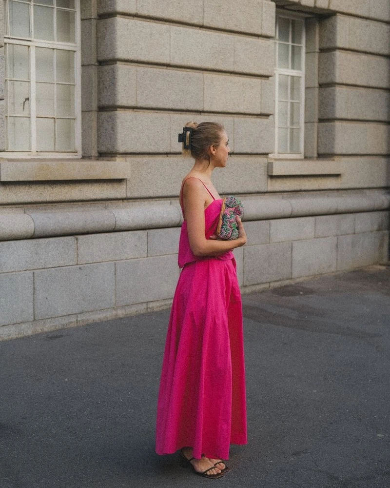 Ivanka Viscose Taffeta Skirt 3 Ivanka Viscose Taffeta Skirt