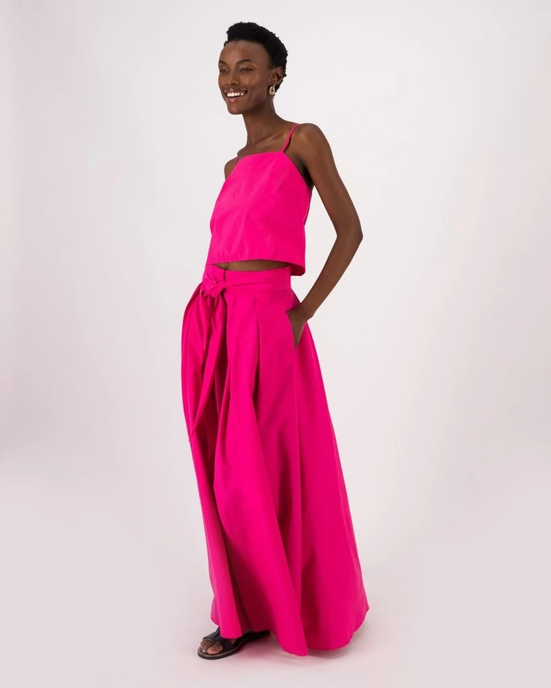 Ivanka Viscose Taffeta Skirt 5 Ivanka Viscose Taffeta Skirt - Image 3