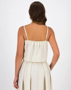 Ivanka Viscose Taffeta Top -Fashion General Store 104355106 C23 3