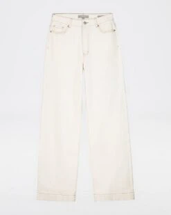 Tobie Topstitched White Denims -Fashion General Store 104360131 C10 6