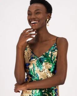 Aria Sequins Slip Dress -Fashion General Store 104380092 C93 5