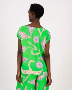 Dinah Soft Printed Top -Fashion General Store 104380160 C69 4