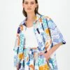 Jil Printed Shirt 2 Jil Printed Shirt -Fashion General Store 104385475 C99 1