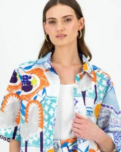 Jil Printed Shirt -Fashion General Store 104385475 C99 4