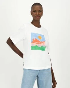 Mia Placement Printed Tee