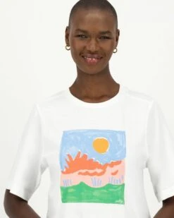 Mia Placement Printed Tee -Fashion General Store 104390082 C99 4