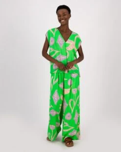 Dinah Printed Soft Pants -Fashion General Store 104420206 C69 3