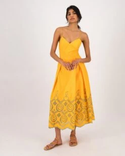 Belkis Schiffli Dress