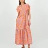 Demi Printed Pintuck Dress -Fashion General Store 104420268 C94 1