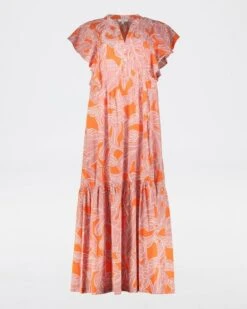 Demi Printed Pintuck Dress 11 Demi Printed Pintuck Dress -Fashion General Store 104420268 C94 5