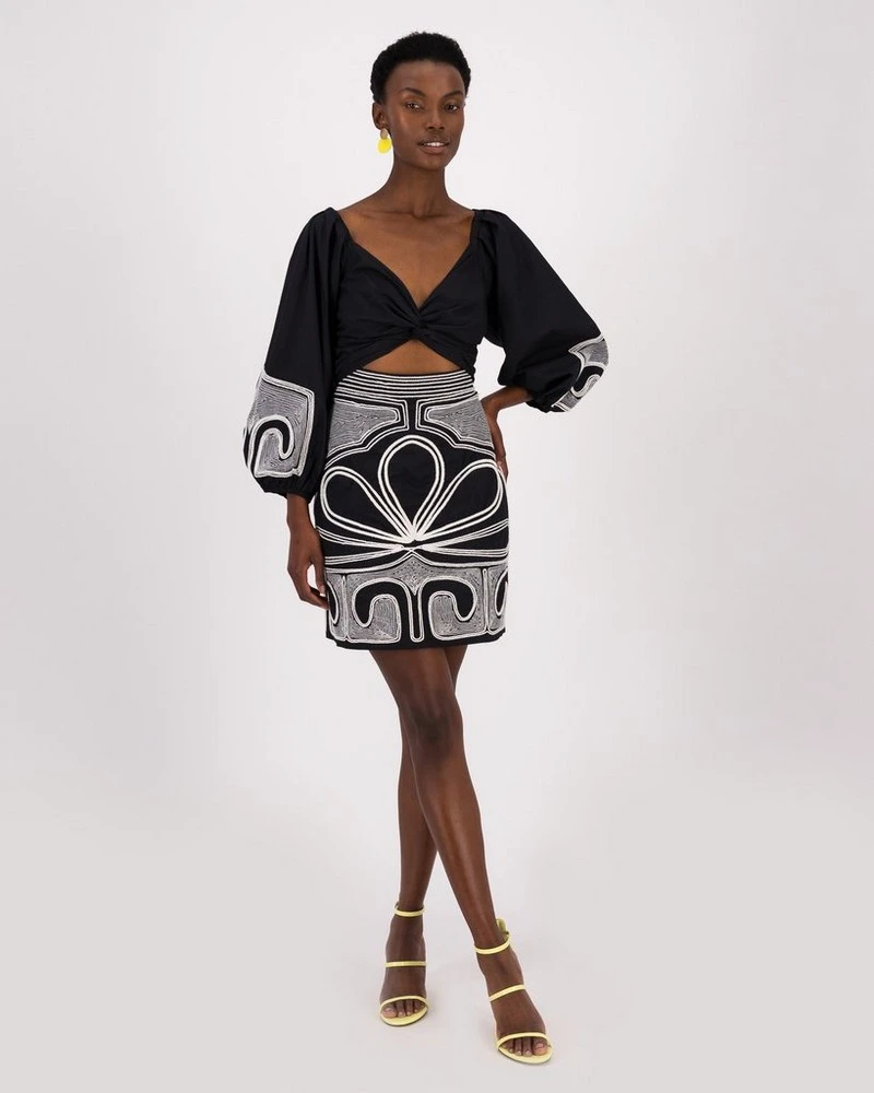 Madalyn Short Embroidered Dress 3 Madalyn Short Embroidered Dress