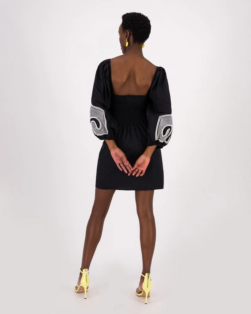 Madalyn Short Embroidered Dress 4 Madalyn Short Embroidered Dress - Image 2