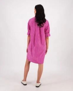 Opal Striped Shirt Dress -Fashion General Store 104430290 C33 3