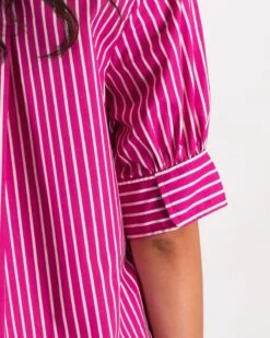Opal Striped Shirt Dress -Fashion General Store 104430290 C33 4