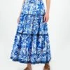 Bean Printed Tiered Skirt