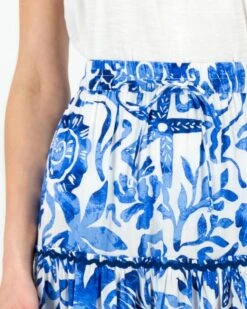 Bean Printed Tiered Skirt -Fashion General Store 104440314 C54 4