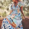 Bria Printed Maxi Dress 1 Bria Printed Maxi Dress -Fashion General Store 104445126 C99 1