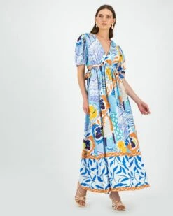 Bria Printed Maxi Dress -Fashion General Store 104445126 C99 4
