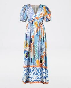 Bria Printed Maxi Dress -Fashion General Store 104445126 C99 6