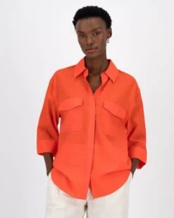 Zahara Utility Soft Button Through