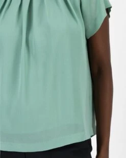 Sylvie Short Sleeve Blouse -Fashion General Store 104455597 C81 5