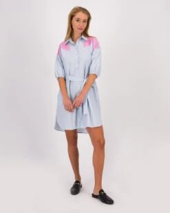 Addison Embroidered Shirt Dress -Fashion General Store 104455668 C56 3