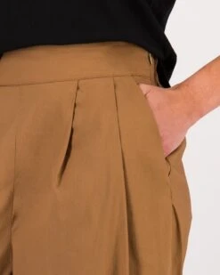 Loggie Pleated Wide Leg Culotte -Fashion General Store 104460258 C15 4