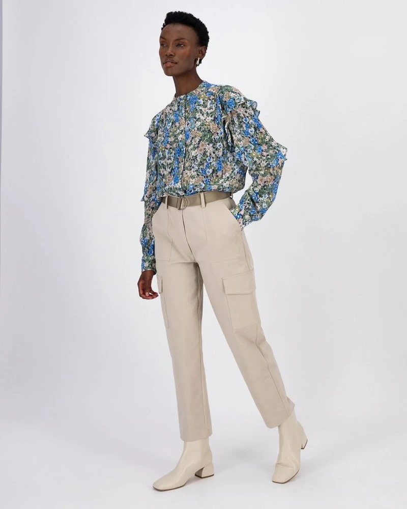 Camile Printed Blouse 4 Camile Printed Blouse - Image 2