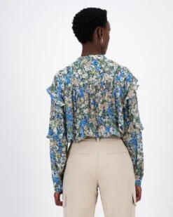 Camile Printed Blouse 10 Camile Printed Blouse -Fashion General Store 104470196 C99 3