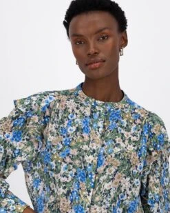 Camile Printed Blouse 11 Camile Printed Blouse -Fashion General Store 104470196 C99 4