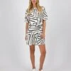 Christina Printed Mini T-Shirt Dress -Fashion General Store 104480067 C10 1