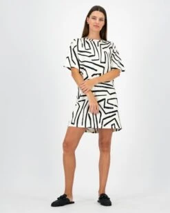Christina Printed Mini T-Shirt Dress -Fashion General Store 104480067 C10 5