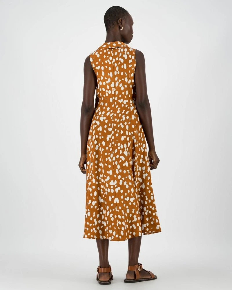 Selena Printed Shirt Dress 4 Selena Printed Shirt Dress - Image 2