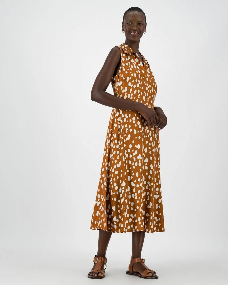 Selena Printed Shirt Dress 5 Selena Printed Shirt Dress - Image 3