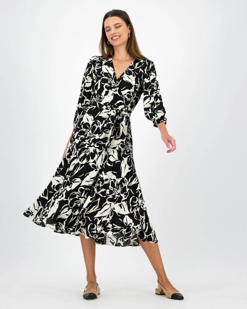 Alaia Printed Wrap Dress 5 Alaia Printed Wrap Dress - Image 3