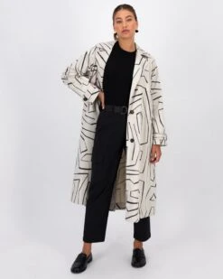 Mickey Abstract Trench -Fashion General Store 104555158 C23 4
