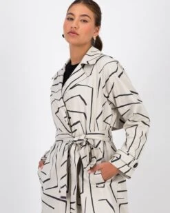 Mickey Abstract Trench -Fashion General Store 104555158 C23 5