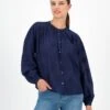 Lydie Embroidered Button Through Shirt -Fashion General Store 104615302 C57 1