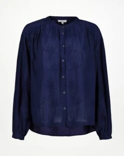 Lydie Embroidered Button Through Shirt -Fashion General Store 104615302 C57 6