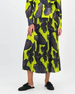 Masego Printed Pleated Skirt -Fashion General Store 104615351 C99 2