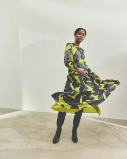 Masego Printed Pleated Skirt -Fashion General Store 104615351 C99 7