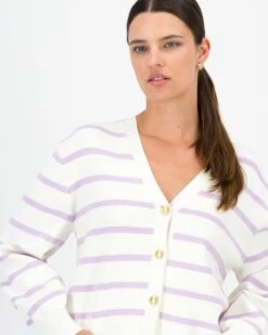 Anais Stripe Cardigan -Fashion General Store 104620067 C52 4