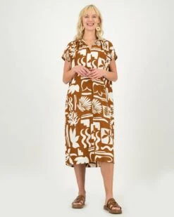 Ayden Printed Tunic Dress