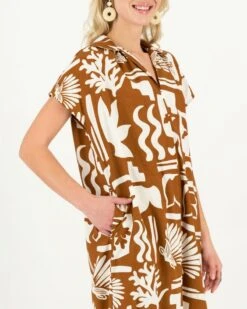 Ayden Printed Tunic Dress -Fashion General Store 104620073 C15 4
