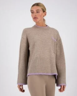 Michelle Colourblocked Tipped Knitwear -Fashion General Store 104620095 C02 4