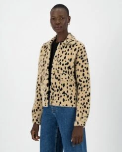 Leelee Two-tone Knitwear Cardigan