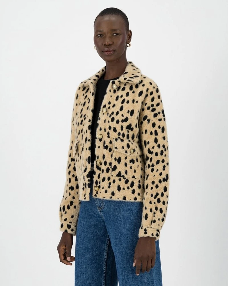 Leelee Two-tone Knitwear Cardigan 3 Leelee Two-tone Knitwear Cardigan