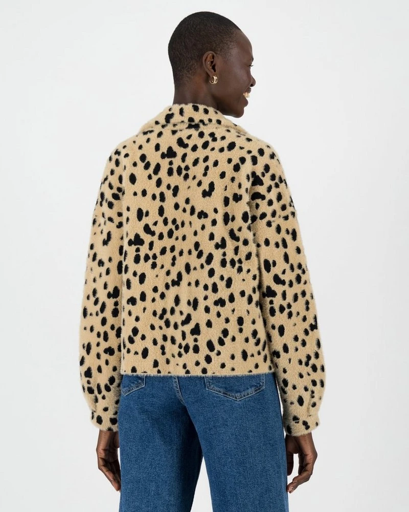 Leelee Two-tone Knitwear Cardigan 5 Leelee Two-tone Knitwear Cardigan - Image 3