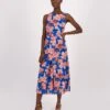 Gianna Printed Strap Detail Dress -Fashion General Store 104630074 C54 1